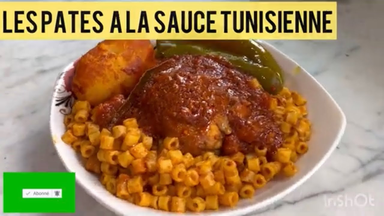 Pâtes à la sauce tunisienne [Makarouna bel salsa] Ma mère me donne ses secrets de cuisine au bled 😁