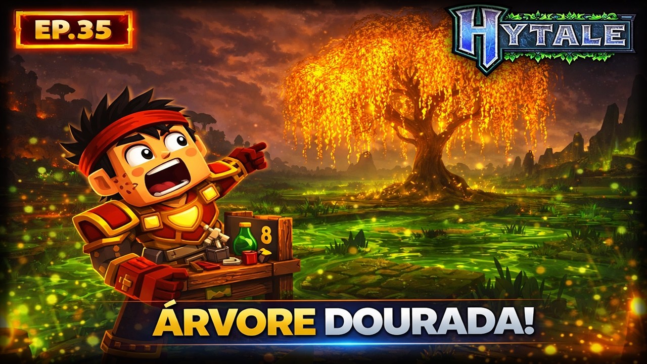 ENCONTREI A TÃO ESPERADA ARVORE DOURADA! / Hytale EP.35 »S1MPL3«