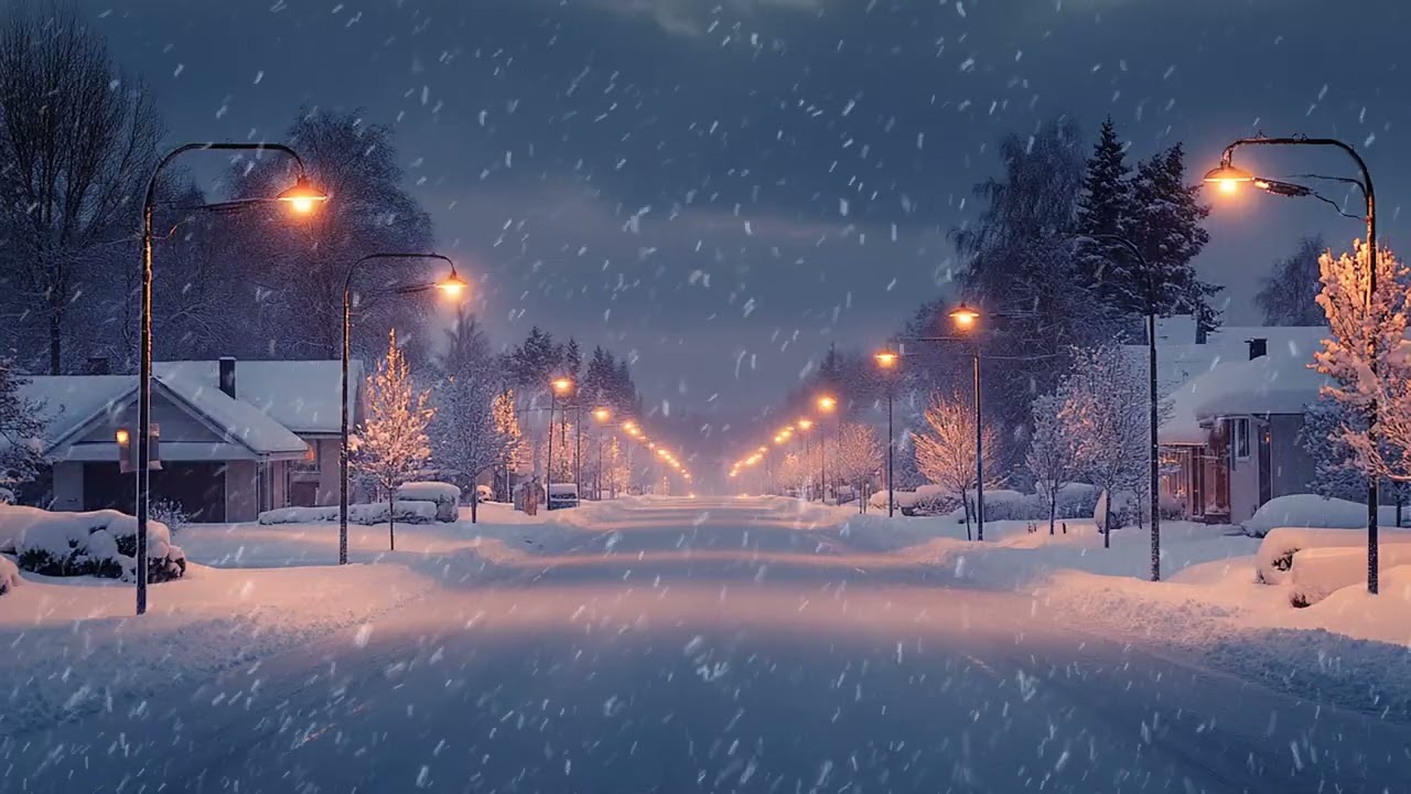 Gentle Snowfall White Noise for Long Hours of Focus and Sleep