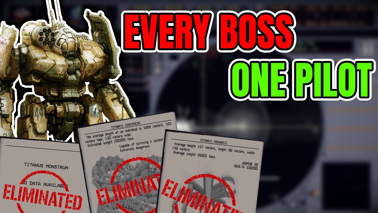 Mech Engineer: Soloing Every Boss