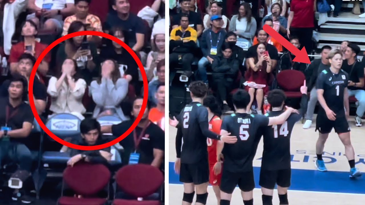 Alyssa Valdez in the house! NATULALA kay Yuji Nishida | Todo support sa Team Japan | Men’s VNL 2023