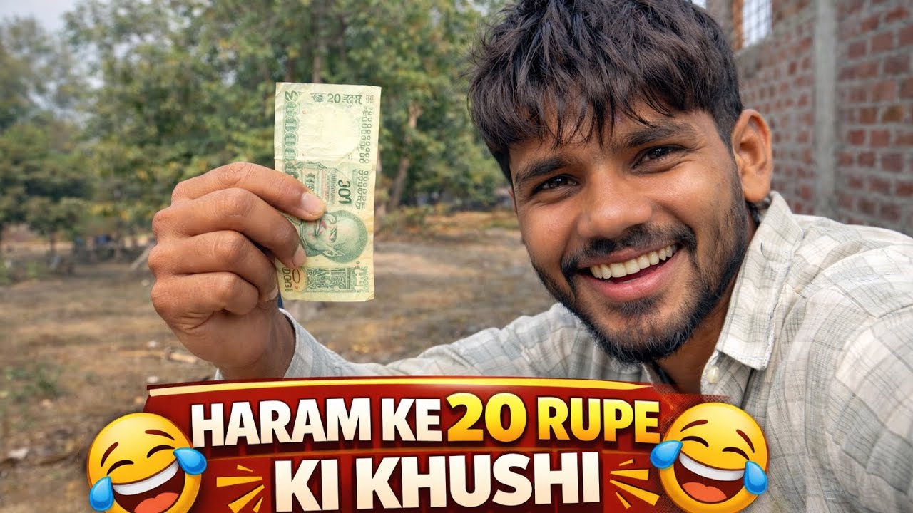 😂💸 Haram Ke 20 pure ki Khushi | Desi funny  Vlog💸😂