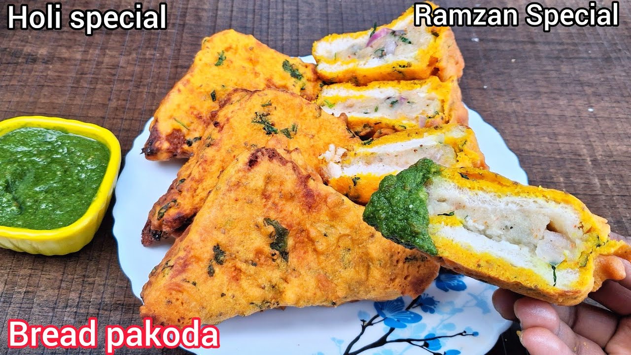Aloo Stuffed Bread Pakoda Recipe | Onion Bread Pakoda Recipe | Ramadan 2026 / Bread Pakoda