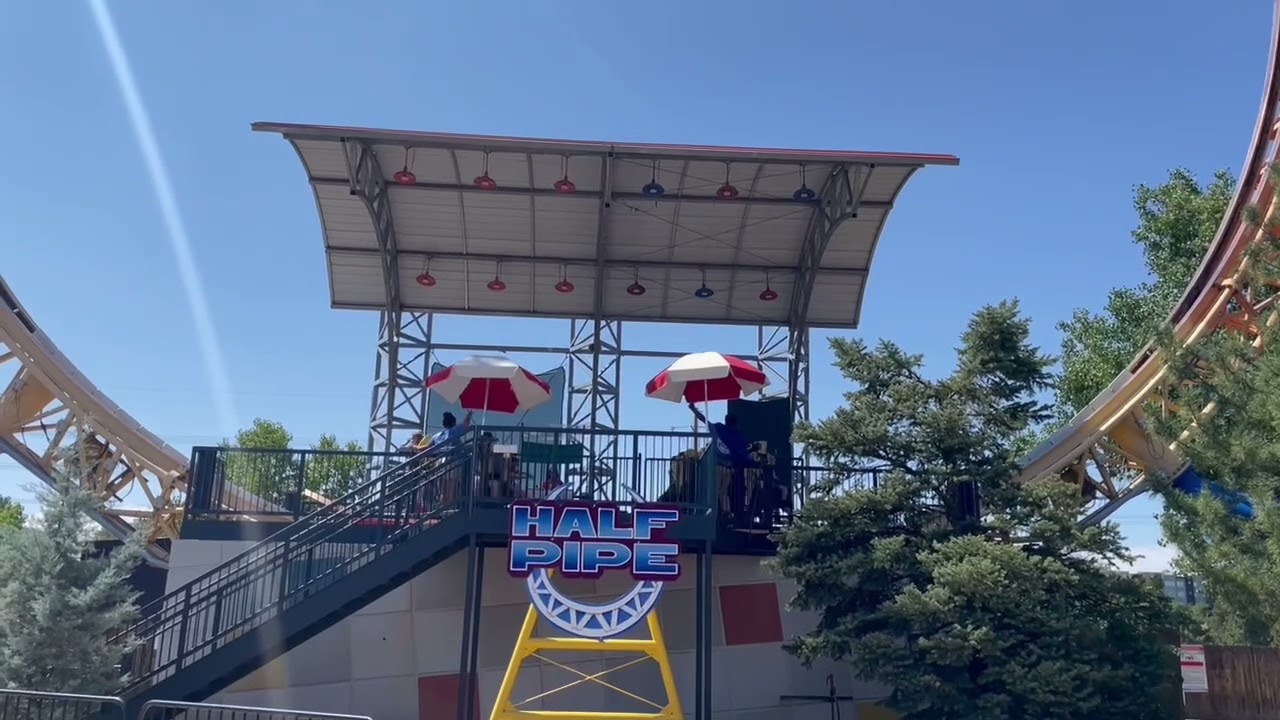 Half Pipe off-ride footage Elitch Gardens
