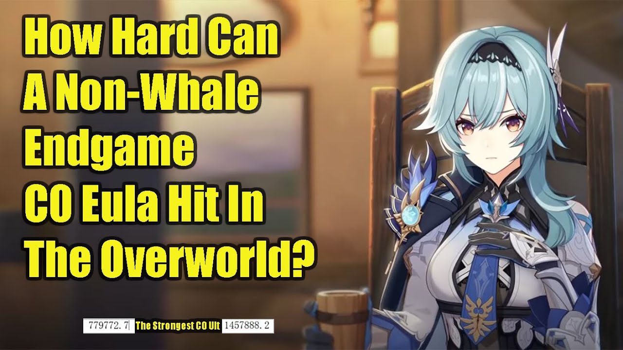 How Much Damage Can Eula Do For A Non-Whale Endgame Player? C0 Eula Ult - Genshin Impact Math