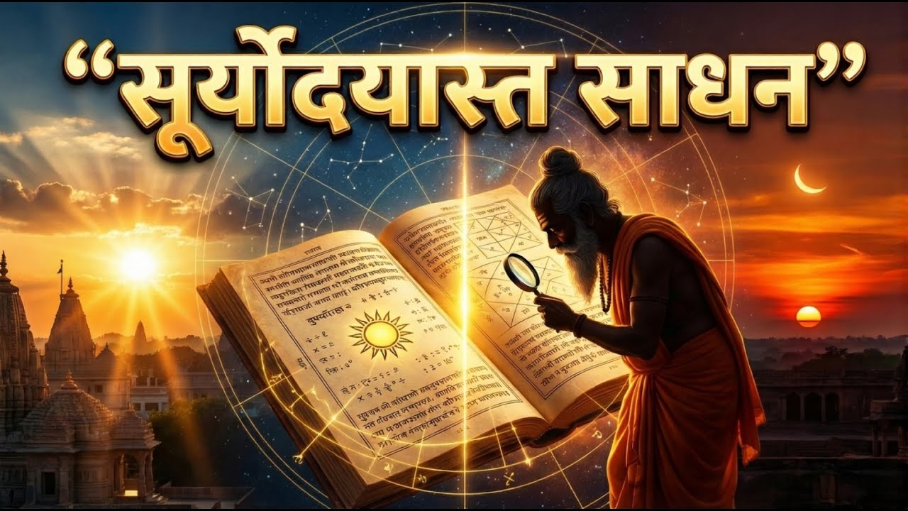 सूर्योदयास्त साधन | भाग - 24