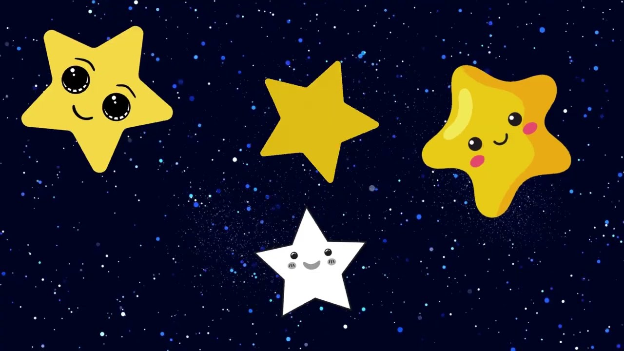 Twinkle Twinkle Little Star ⭐✨ | Starry Night Nursery Rhyme for Kids | Baby Sleep & Lullaby Song