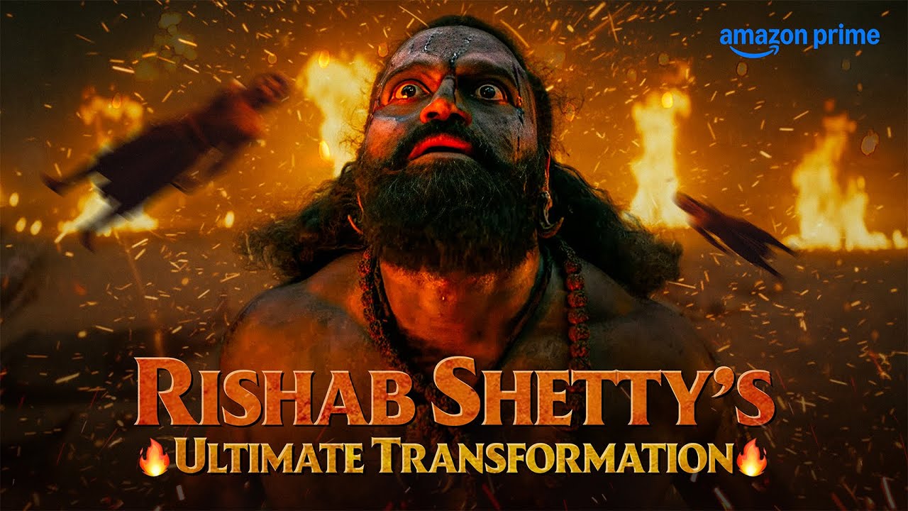 Rishab Shetty 's ICONIC Transformation In Kantara: A Legend Chapter 1 ft. Gulshan Devaiah | Rukmini