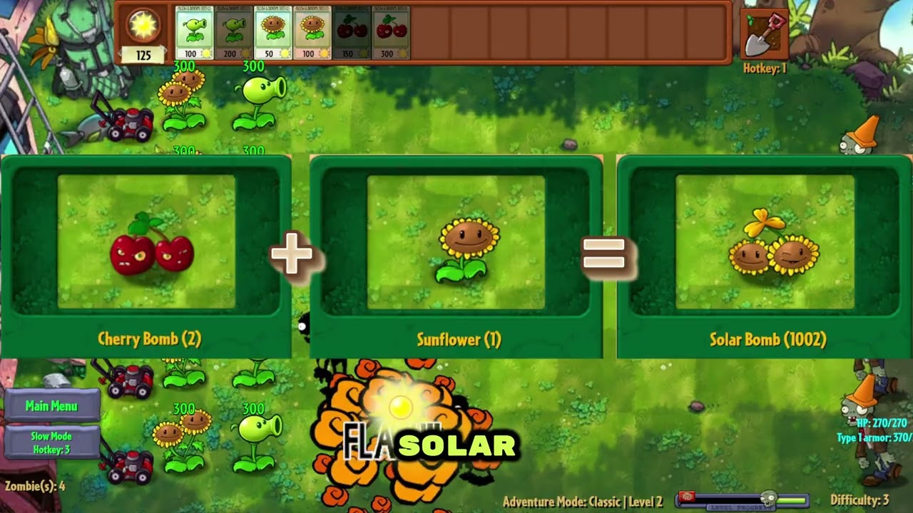 Plant Versus Zombie Fusion Day 2