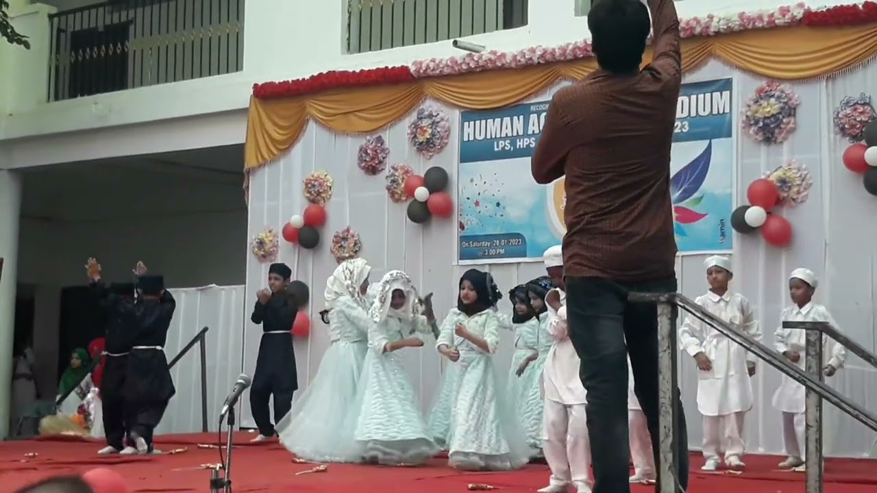 Human Age English Medium School, kalaburagi, Annual day celebration 2023, Class 2nd Std. performance