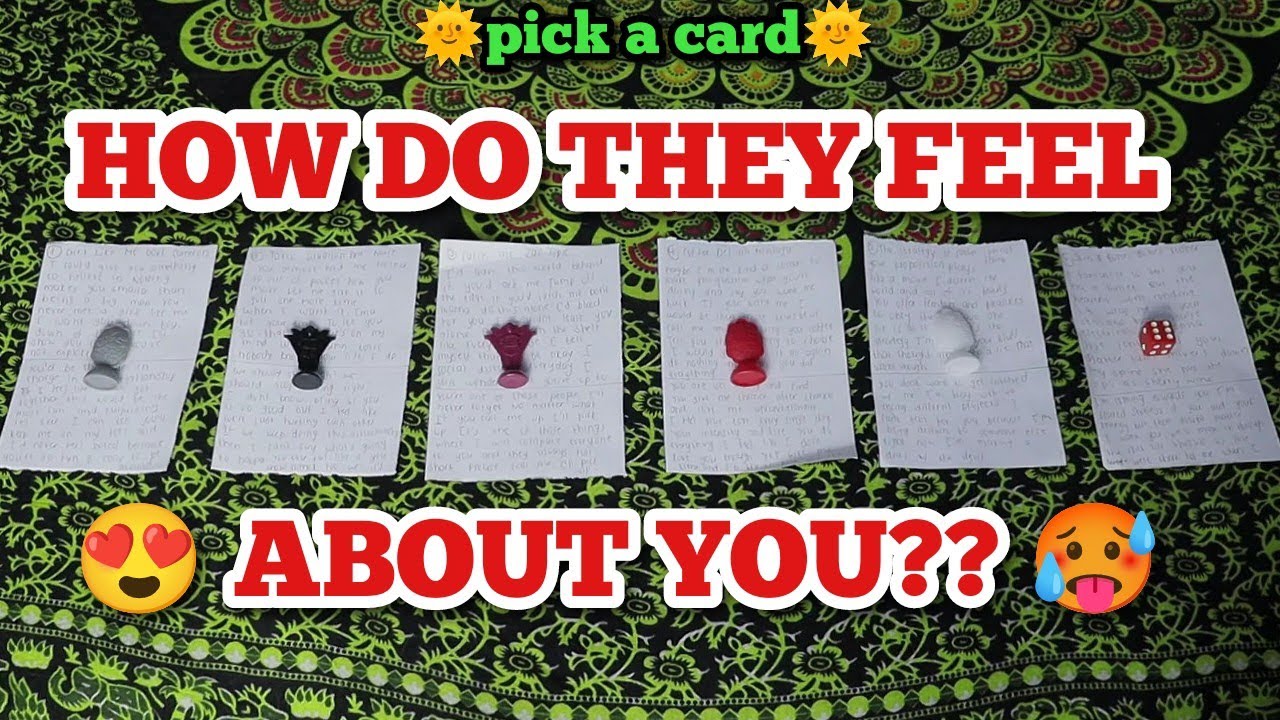 HOW DO THEY FEEL ABOUT YOU?? 😍🥵 •PICK A CARD READING •TAROT •CARTOMANCY