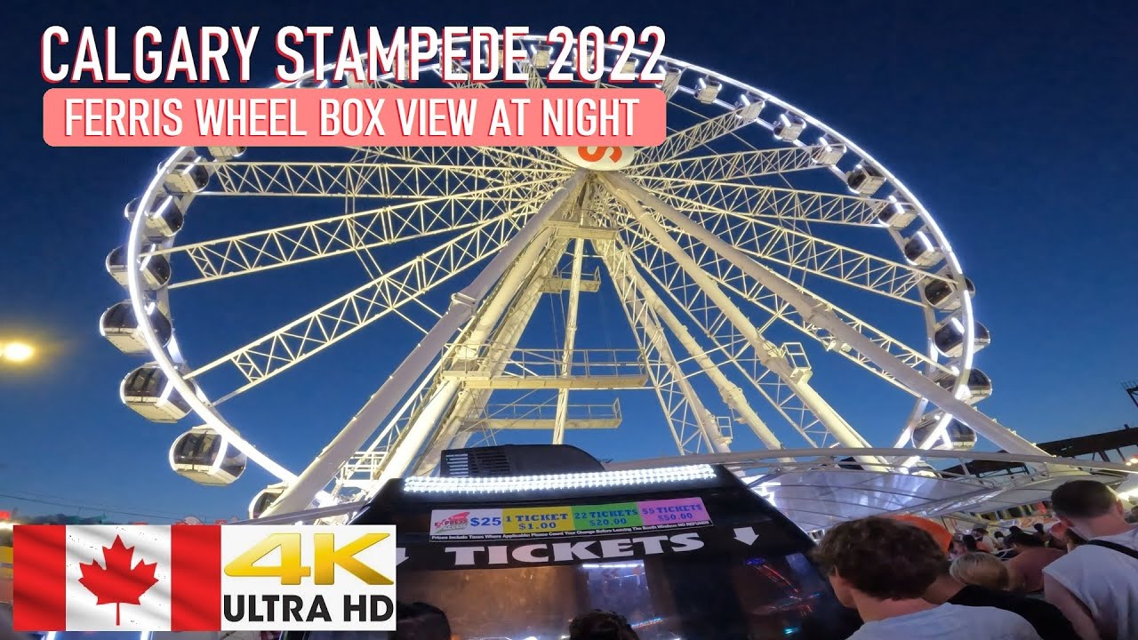 Calgary Stampede 2022, Day 9 - THINGS TO SEE - Fireworks, Ferris wheel and still crazy line up 【4K】