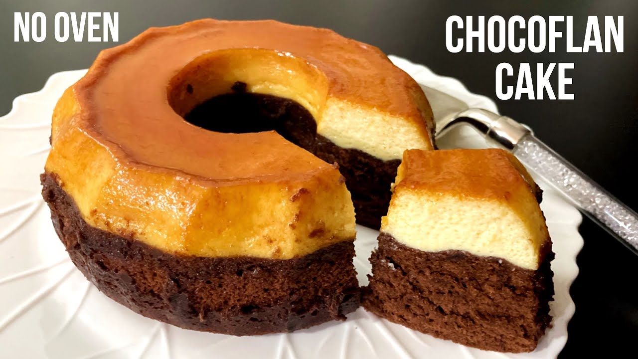 Chocoflan Cake | Chocolate Caramel Pudding Cake | Custard Cake