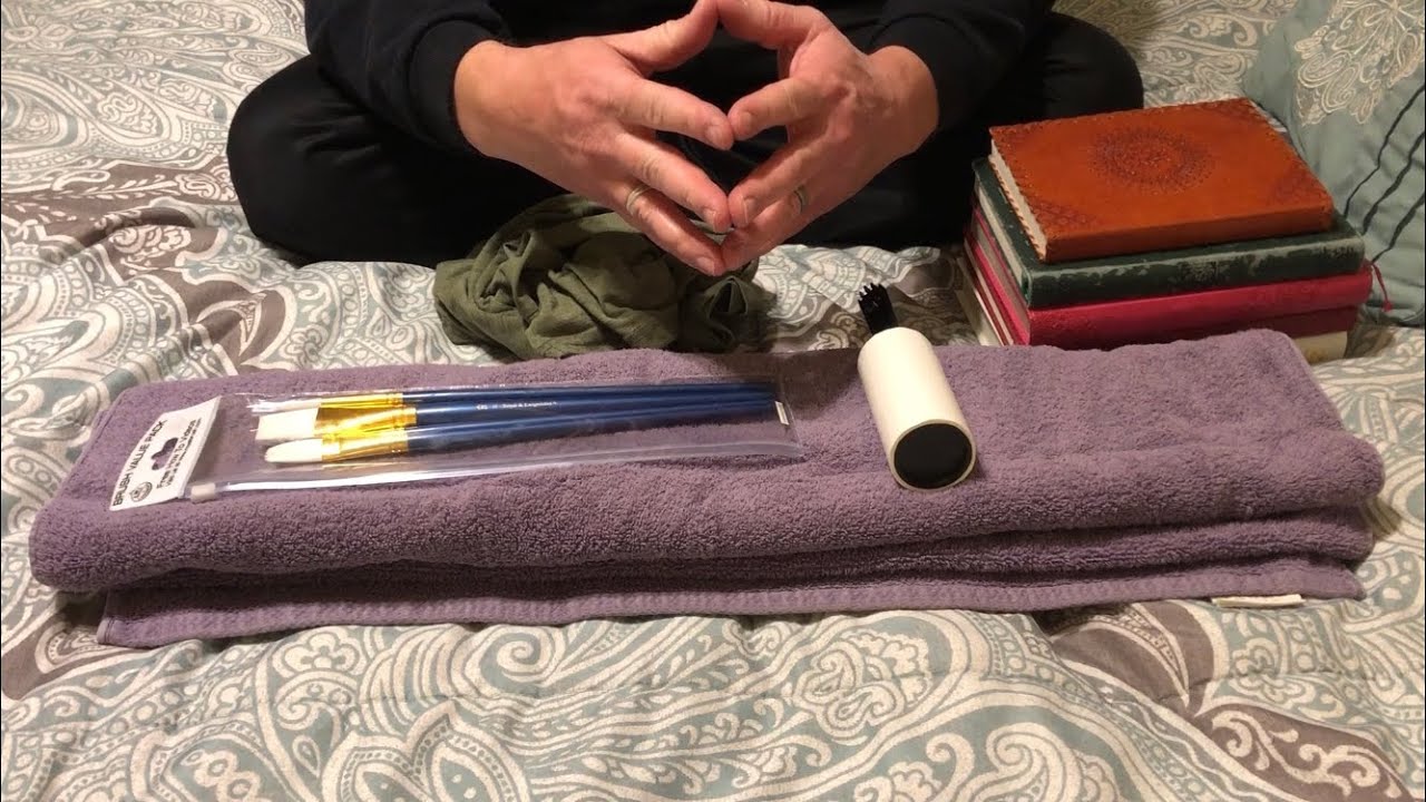 ASMR, collage of different triggers.