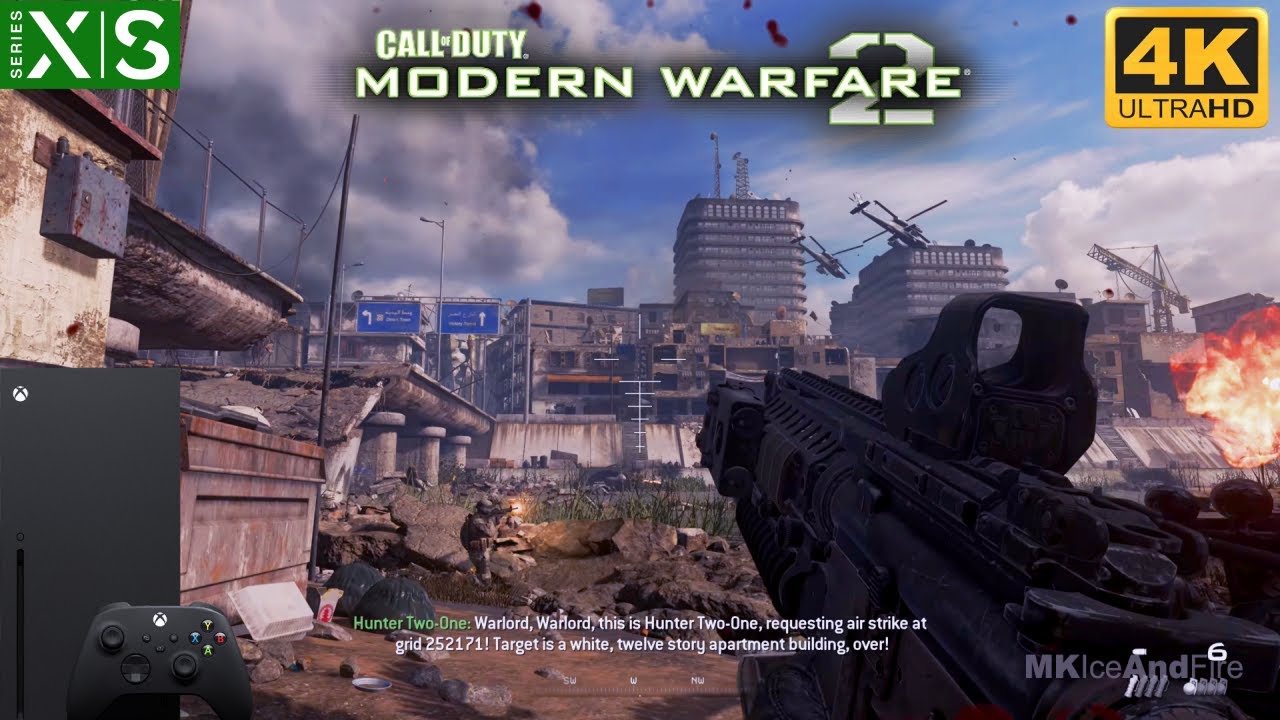 Modern Warfare 2 - Xbox Series X 4K Gameplay  | S.S.D.D and Team Player Mission (60fps)