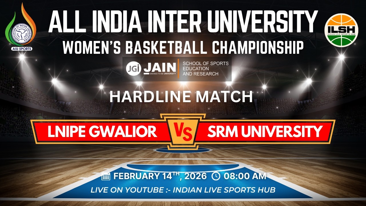 HARDLINE MATCH - SRM UNI. VS LNIPE GWALIOR UNI. || AIU WOMEN'S BASKETBALL CHAMPIONSHIP