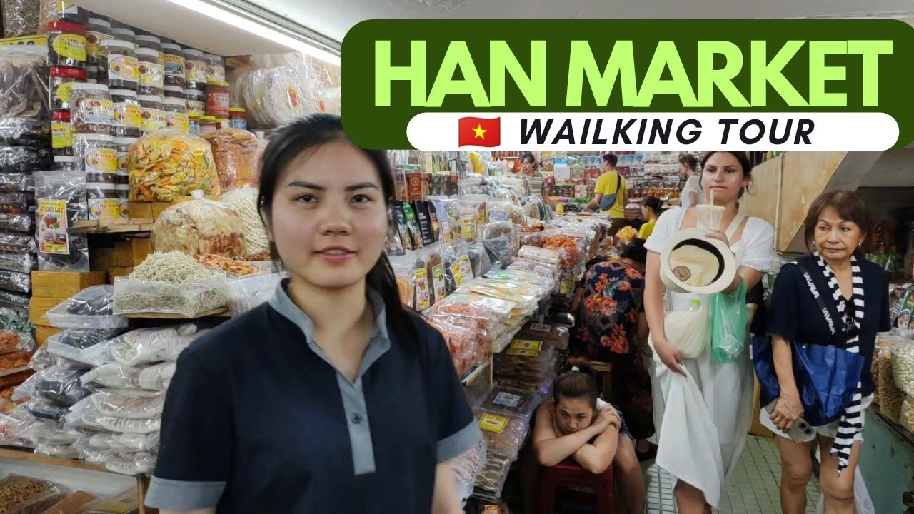 Han Market Danang 🇻🇳 Walking Tour - [ 4K ] with Caption - Walking Tour Vietnam