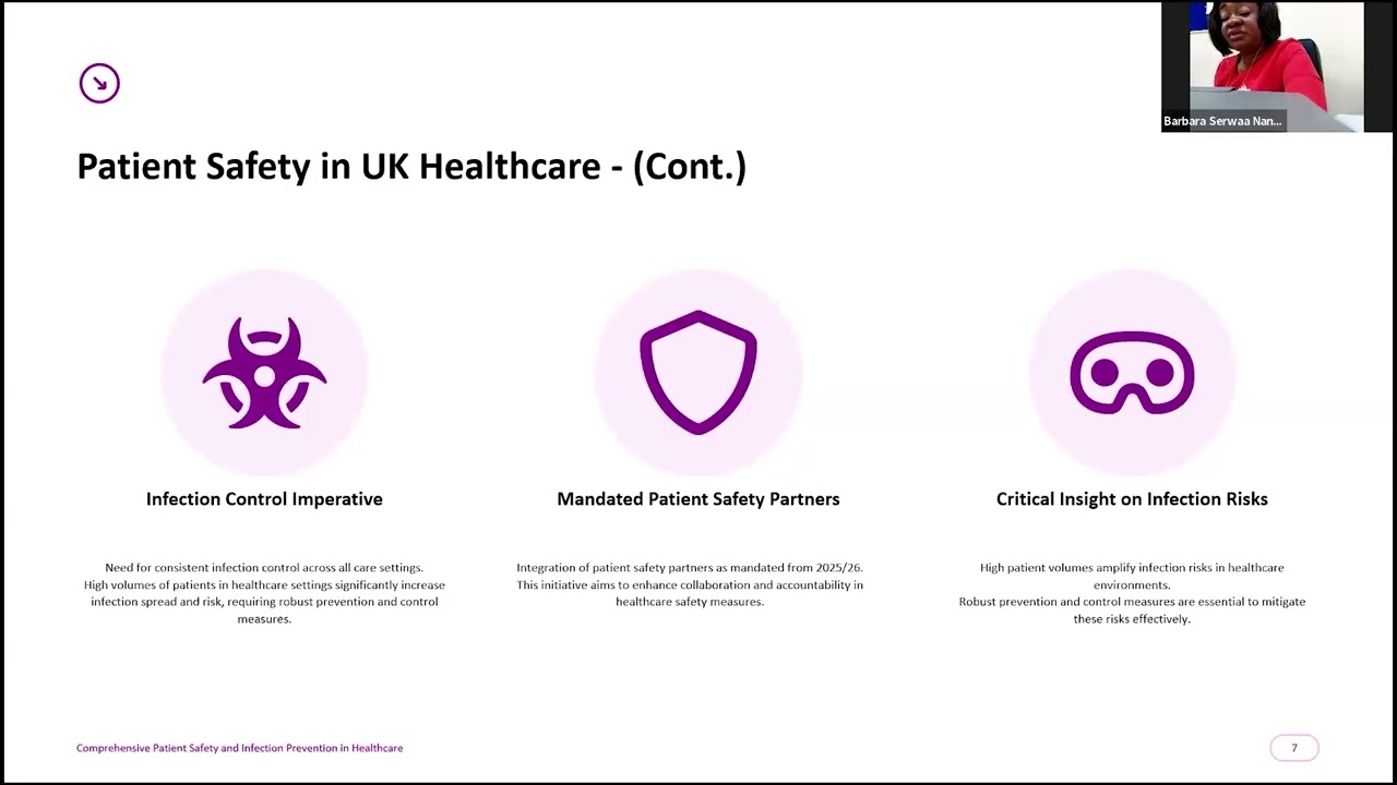Patient Safety - The role Infection Prevention and control (IPC)