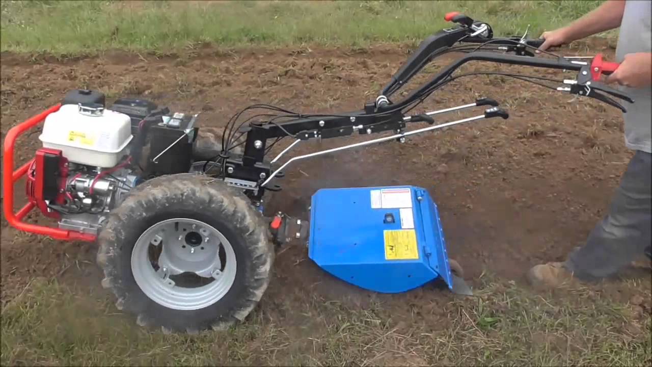 BCS 853 Berta rotary plow - breaking new ground