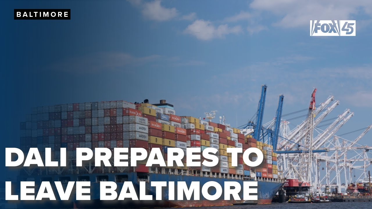 Replacement crew arrives, Dali prepares to leave Baltimore
