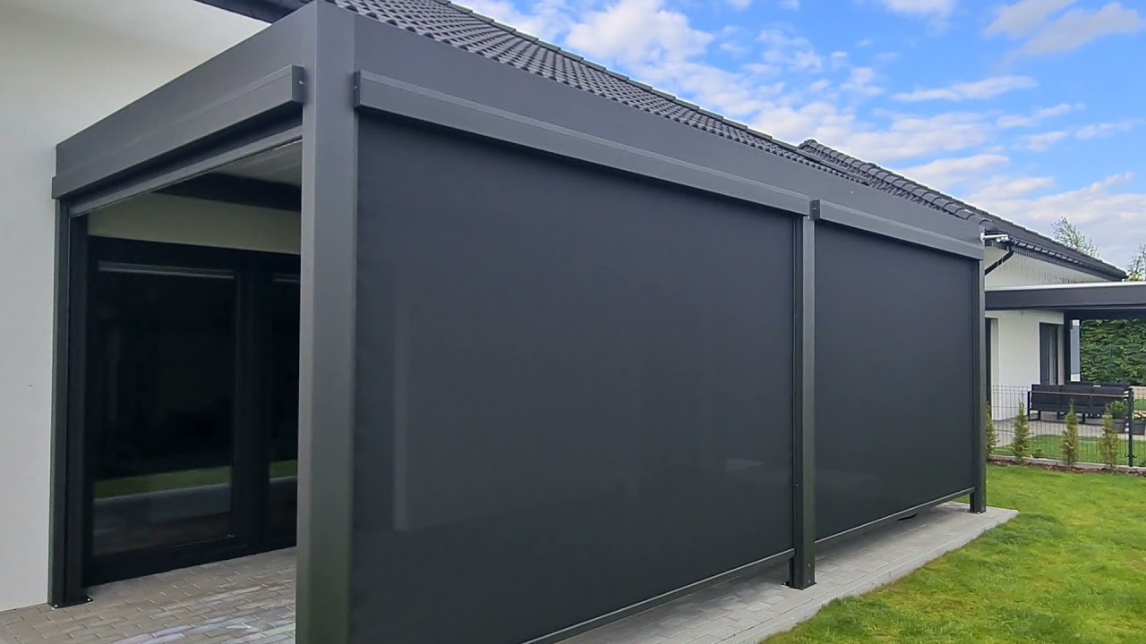 Pergola lamelowa sidmo Malta 400, aluminium zadaszenie tarasu selt
