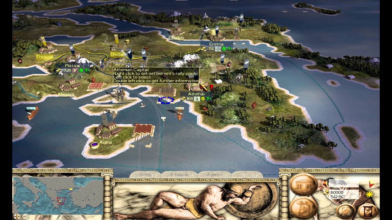 Hegemonia City States RTW-BI mod Campaign Gameplay Part 1