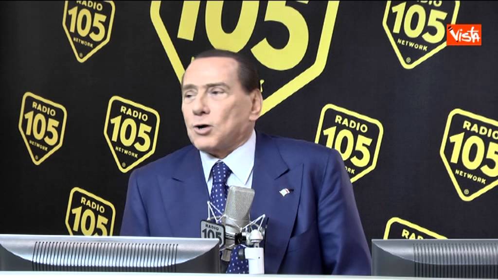 BERLUSCONI A VERONICA VOGLIO ANCORA BENE  - AGENZIA VISTA TV - INTERVISTA RADIO 105