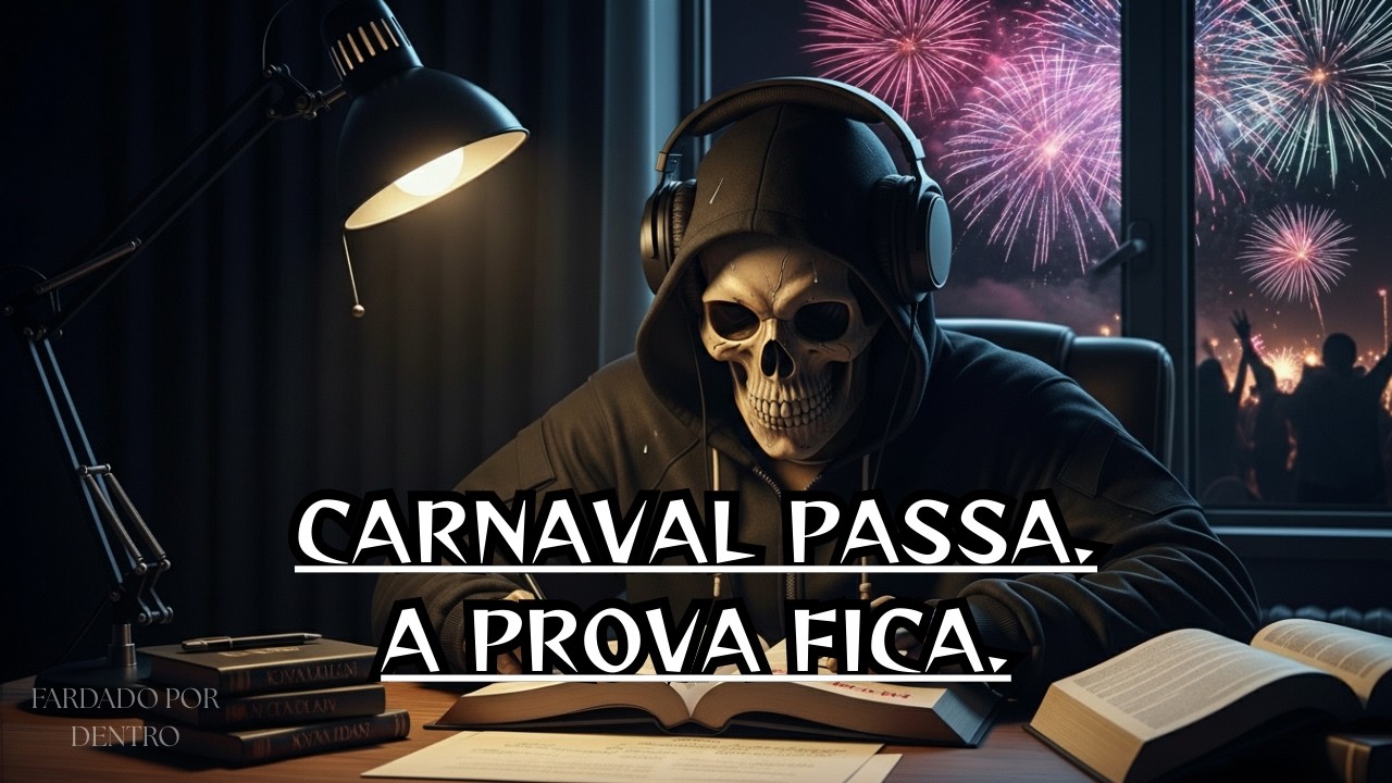 💀A FOLIA NÃO APROVA NINGUÉM 💀 | MOTIVAÇÃO CONCURSEIRO RAIZ