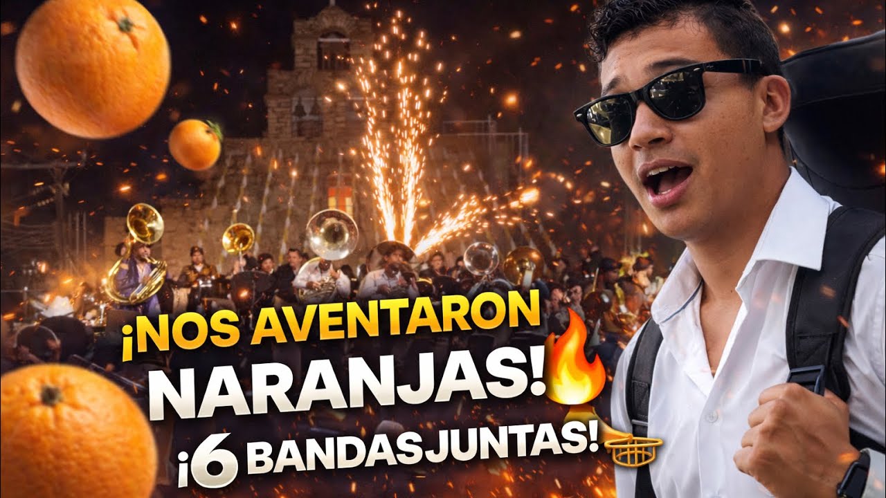 CAOS TOTAL en La Jabonera 🍊🔥 6 bandas tocando al mismo tiempo