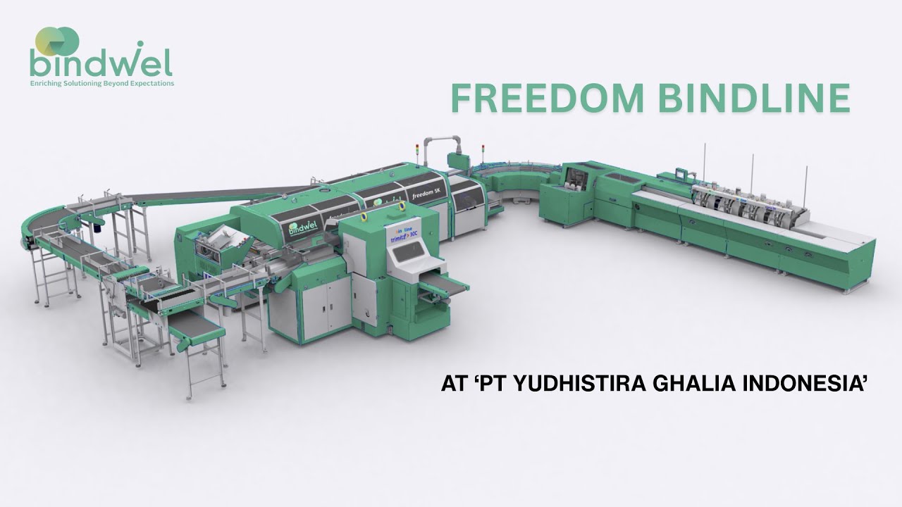 Bindwel Freedom Bindline in Action | Complete Bookbinding Workflow at Yudhishtra, Indonesia