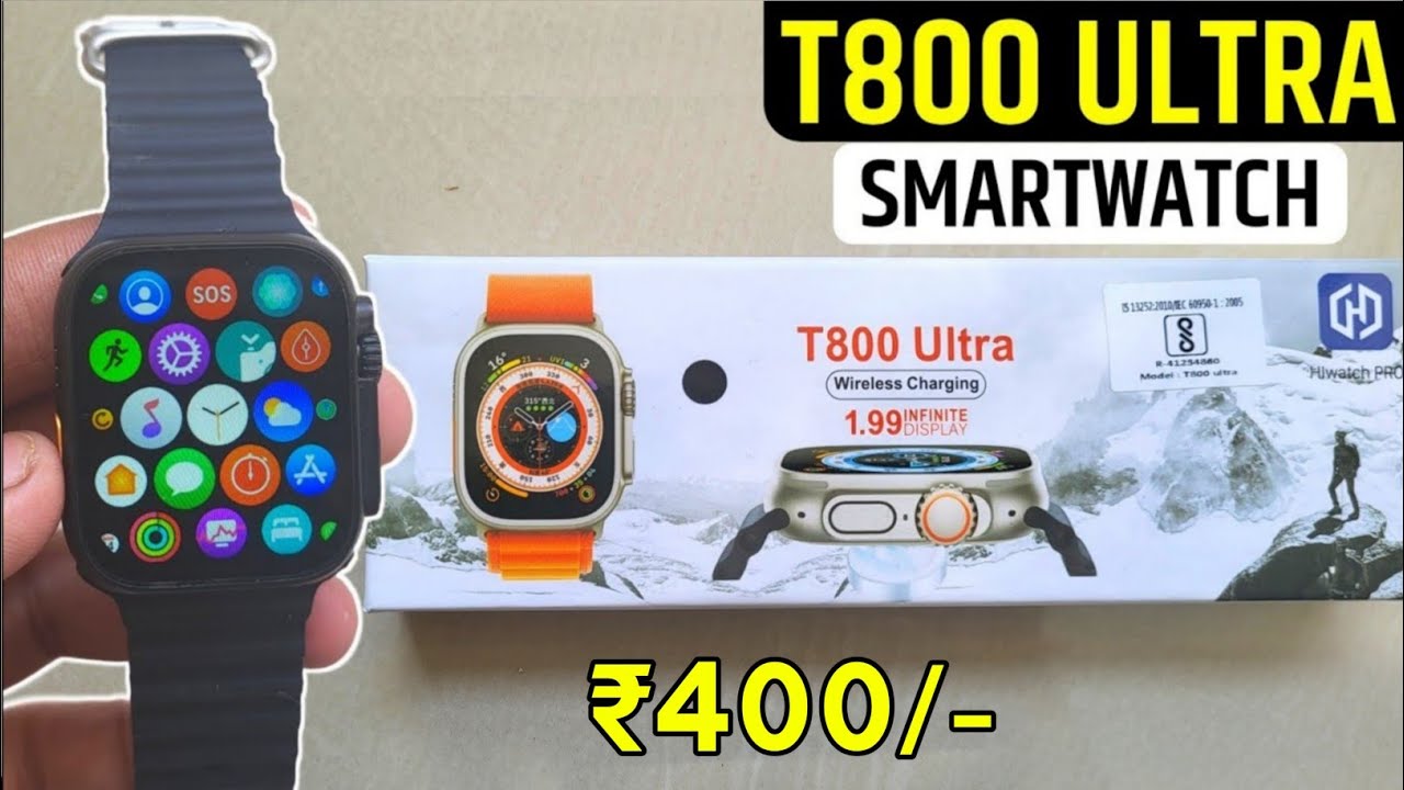 T800 Ultra Smartwatch Unboxing And Review | T80O Ultra Smartwatch | Apple Watch Ultra Clone