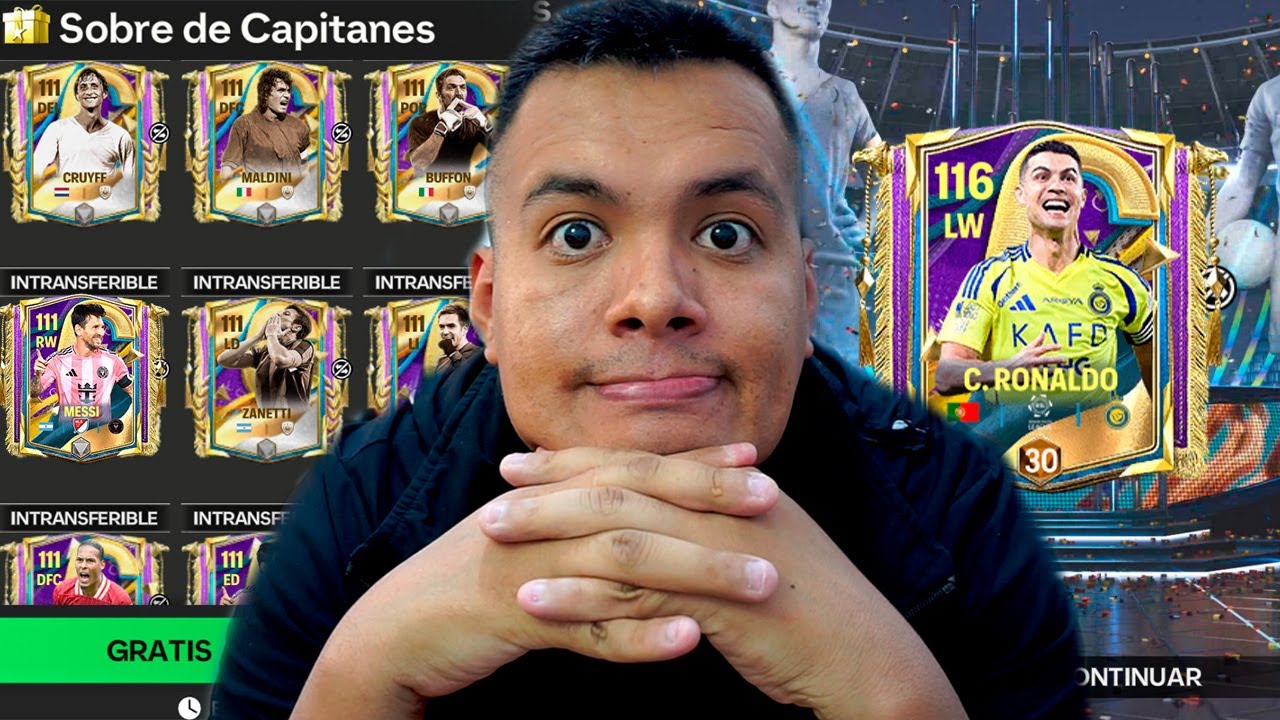 Compr&eacute; Sobres Ilimitados para Fichar Capitanes Extraordinarios Asegurados en FC Mobile