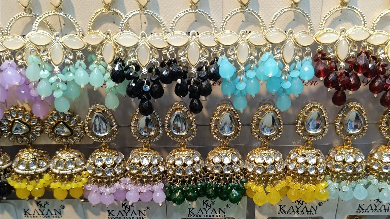 Sarojini Nagar Market Beautiful Jwellery collection 😍😱 cheapest price ।। Earrings collection