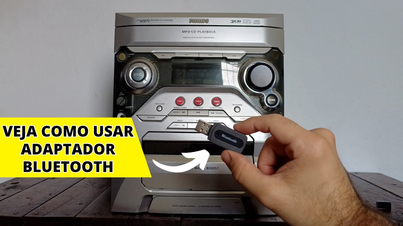 Como Usar Adaptador Bluetooth USB no Aparelho de Som e R&aacute;dio