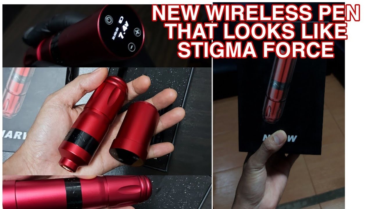 NEW INKONE WIRELESS PEN TATTOO MACHINE With SOFT TOUCH OLED DISPLAY UNBOXING