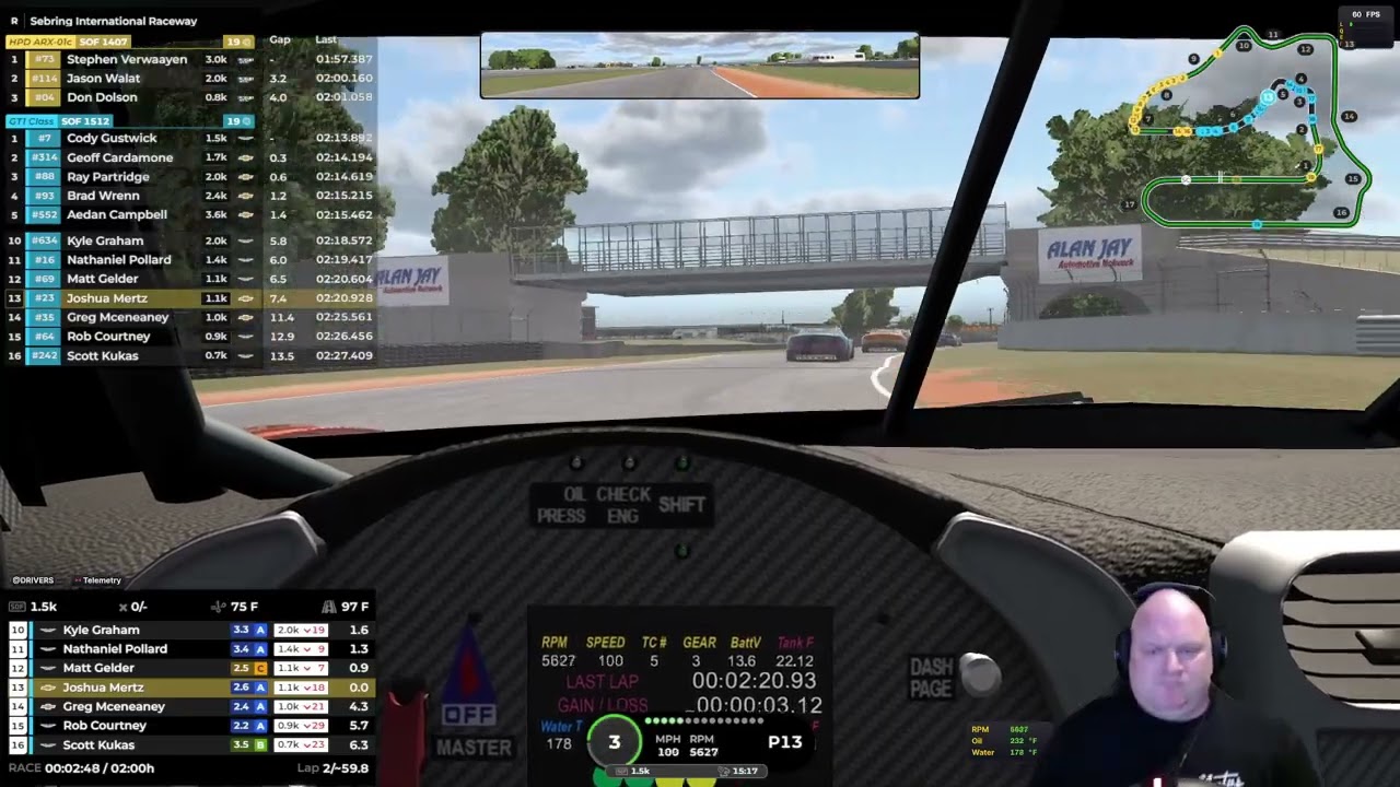 Majors Series 2 Hours of Sebring Classic Americas Region Split 2 | Corvette C6R | KINGSMEN Racing