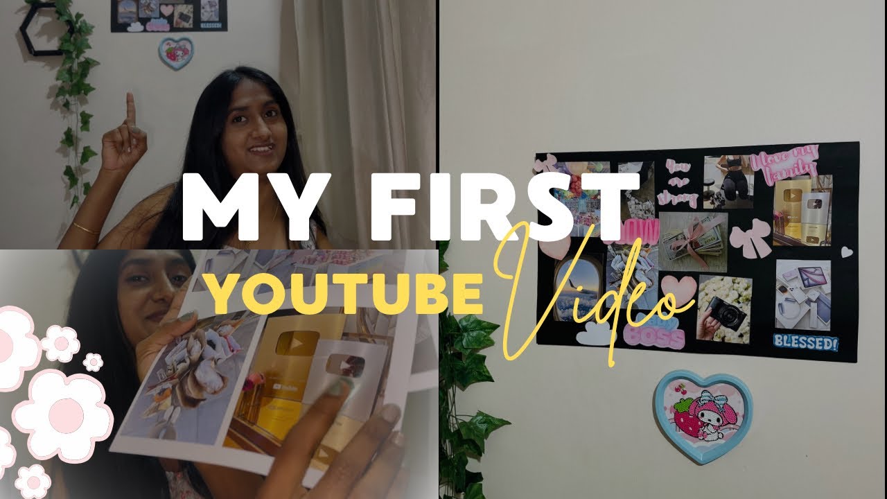 My first YouTube video and 2026 vision board making #youtube #kannada #firstvlog #dailyvlog y