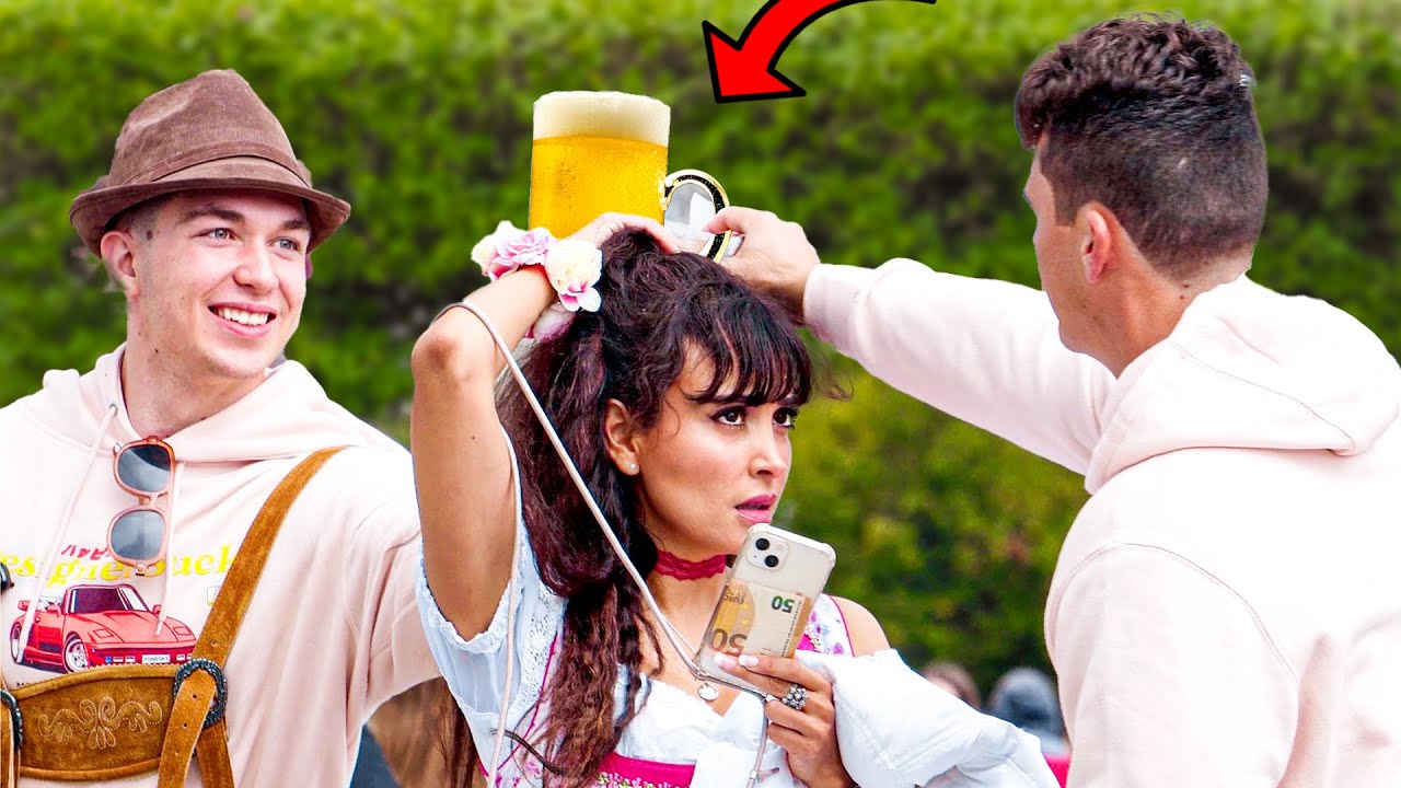 Pulling Things From People's Hair IN GERMANY!!