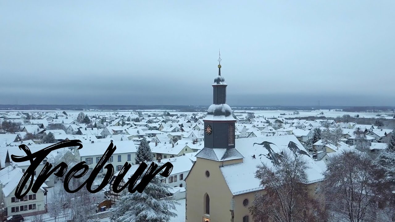 Trebur in snow and 4k