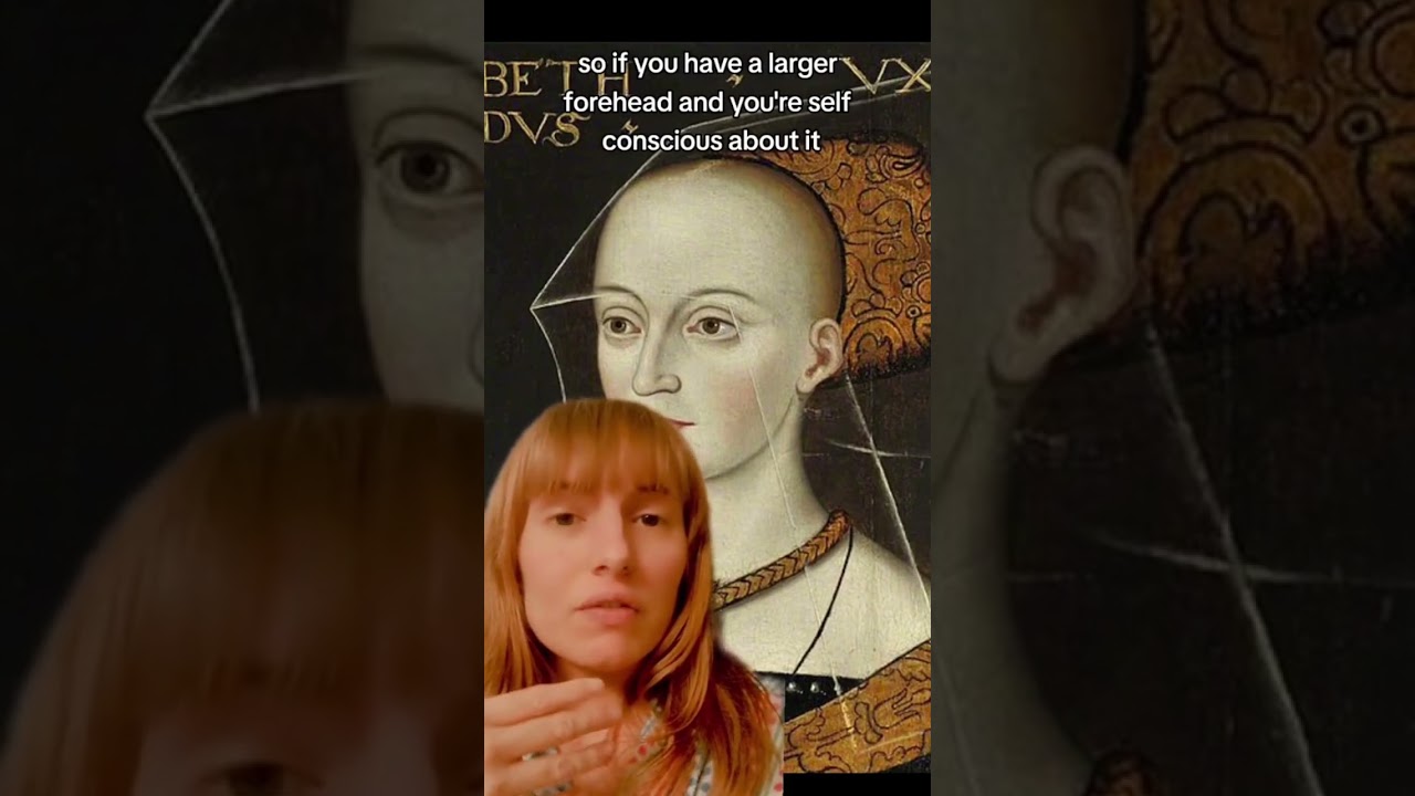 what was considered beautiful in medieval England? Unite my billboard brow girls! 