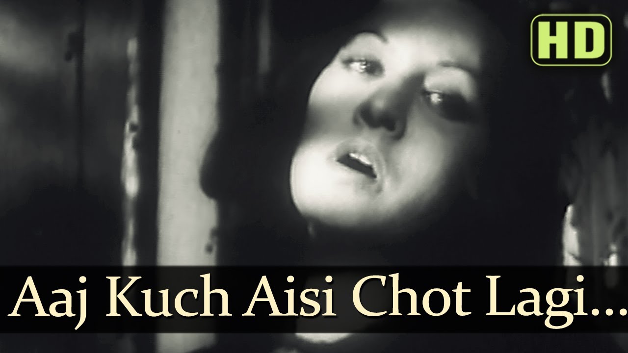 Aaj Kuch Aisi Chot Lagi (HD) - Afsana Songs - Ashok Kumar - Veena - Lata Mangeshkar