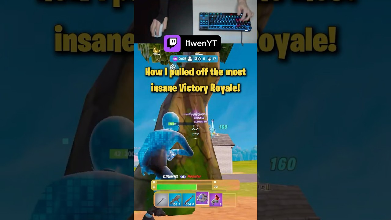 How I pulled off the most insane Victory Royale! #Fortnite #VictoryRoyale #InsaneWin #FortniteShorts