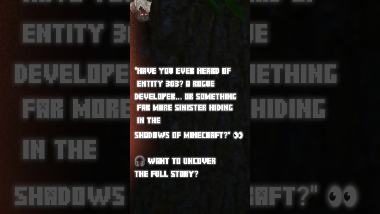 entity 303  😴💤 #Minecraft #Entity303 #GamingLore