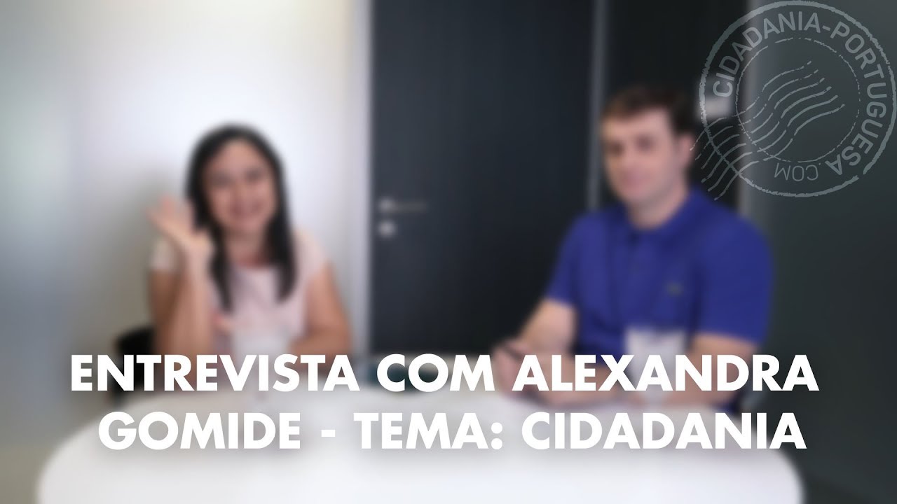 ENTREVISTA COM ALEXANDRA GOMIDE - TEMA: CIDADANIA