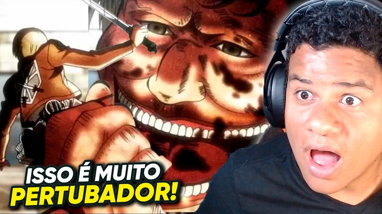 CENSURAS em ATTACK ON TITAN (Mang&aacute; VS Anime) | React Anime Pro