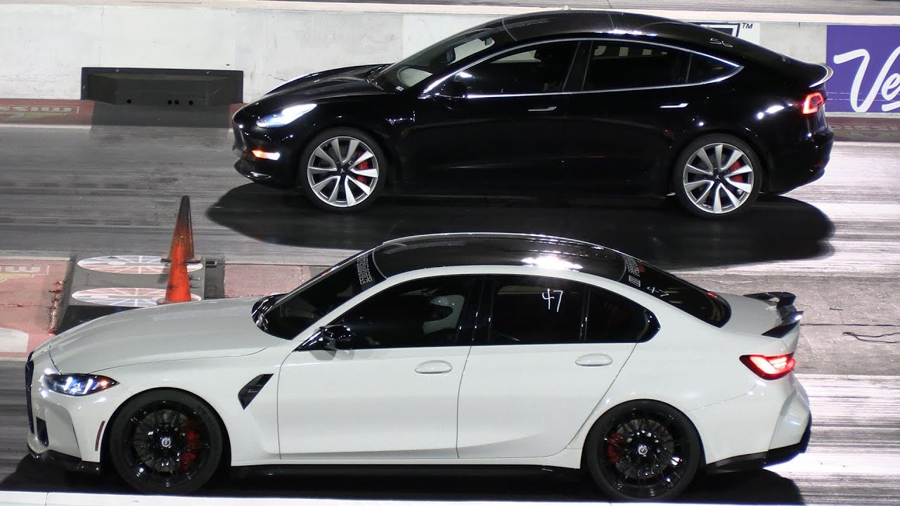 BMW m3 vs Tesla Plaid