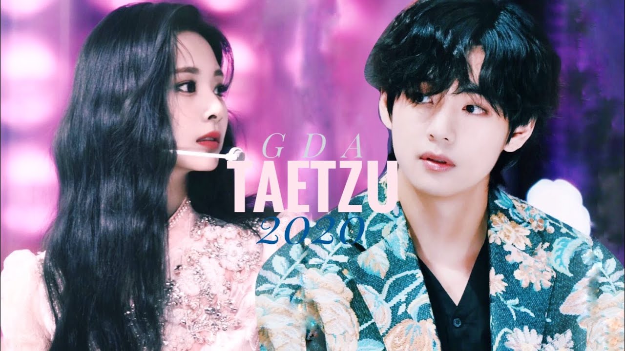 ALL TAETZU MOMENTS AT GDA 2020 | Taehyung & Tzuyu &mdash; You [TWICE x BTS]