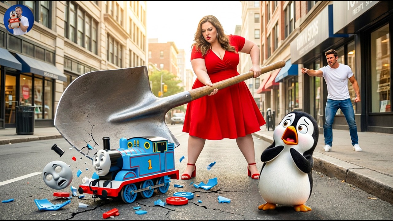 Misunderstood Penguin Breaks Thomas Train Toy — What He Did Next Shocked Everyone #rescuestories