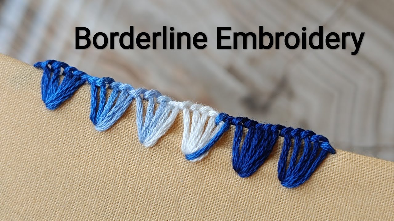 No 12 || Lace Embroidery || Edging Stitch || Needle lace || Randa Embroidery ||