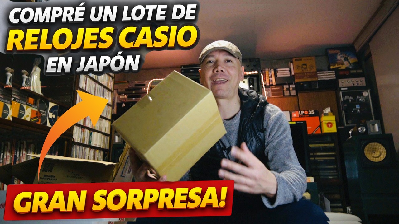 Compre un lote de relojes CASIO en JAPON con una GRAN SORPRESA!